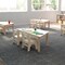 Flash Furniture 20.75 in W, 47 in L, 14.5 in H, Beechwood, Birch Plywood, Beech MK-ME088016-GG - alternate 7